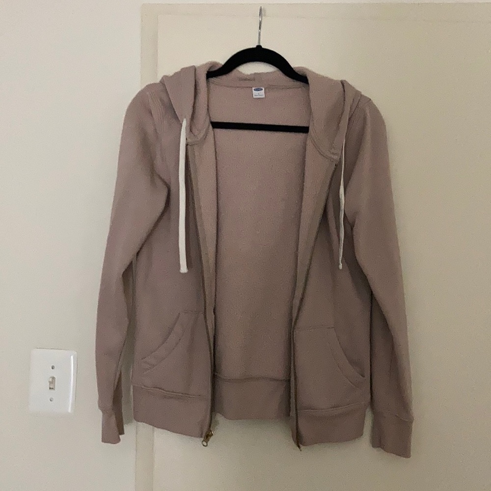 Dusty Pink/Beige Zip Up